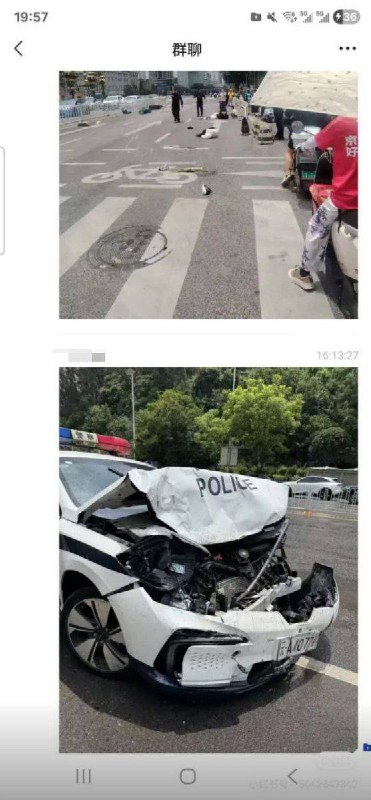 7月20日下午 云南 省 昆明 市市中心金碧路金马坊附近发生汽车蓄意撞击多人事故，一辆坦克300从金马坊一路撞到普吉路，后被警车围住，特警向肇事车主连开多枪，嫌疑人疑似被击毙