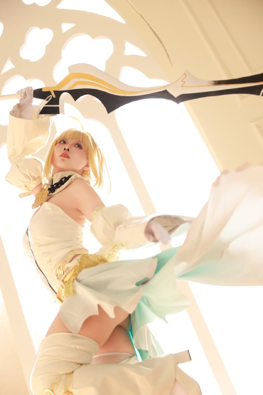 #G44不会受伤尼禄花嫁标签🏷:#唯美 #少女 #cosplay#G44不会受伤尼禄花嫁标签🏷:#唯美 #少女 #cosplay