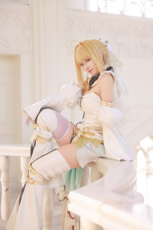 #G44不会受伤尼禄花嫁标签🏷:#唯美 #少女 #cosplay#G44不会受伤尼禄花嫁标签🏷:#唯美 #少女 #cosplay