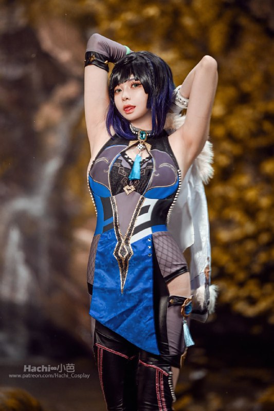 #Hachi小芭《原神》——夜兰标签🏷:#巨乳 #美臀 #cosplay#Hachi小芭《原神》——夜兰标签🏷:#巨乳 #美臀 #cosplay